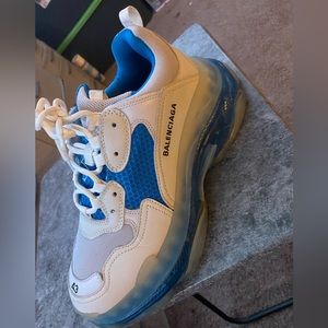 Blue and white Balenciaga